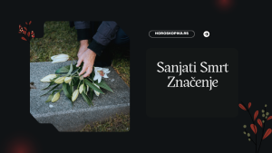 sanjati smrt znacenje