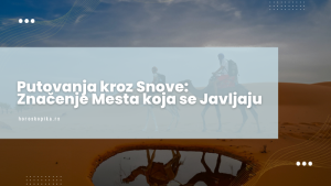 sta znace mesta u snovima