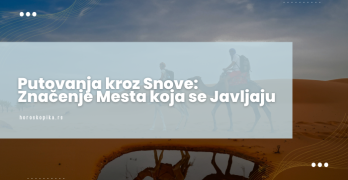 sta znace mesta u snovima
