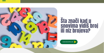 šta znači sanjati broj ili brojeve