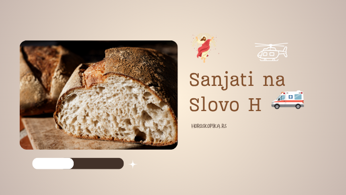 sanjati na slovo h