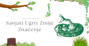 sanjati ugriz zmije