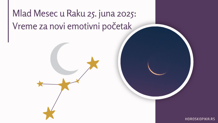 Mlad Mesec u Raku 25. juna 2025.