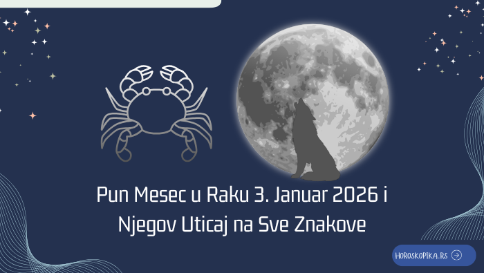Pun Mesec u Raku 3. januar 2026