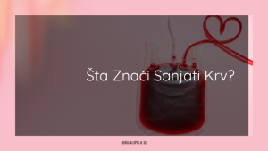 sanjati krv sanovnik