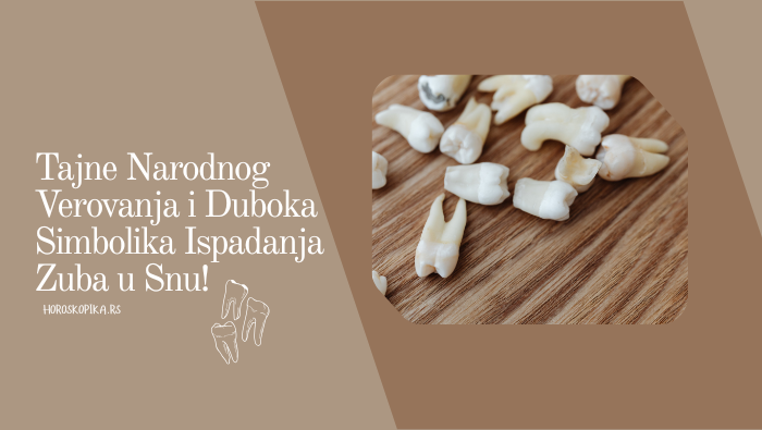 sanjati ispadanje zuba sanovnik