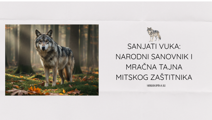 sanjati vuka znacenje