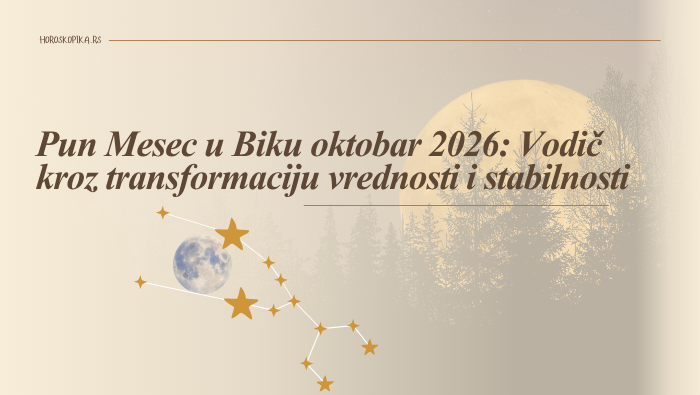 Pun Mesec u Biku oktobar 2026